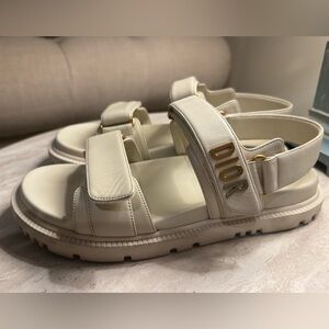Dior Dioract Sandal off White Size 37,5 Excellent Condition Used a very few time